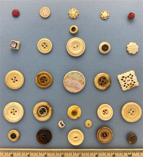 Old Bone Buttons