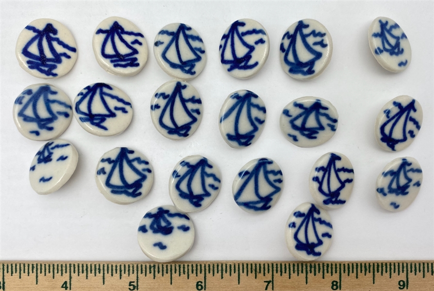 Sailboat Buttons