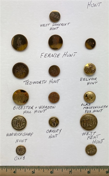 Hunt Club Buttons
