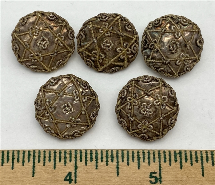 18th Century Fabric Buttons