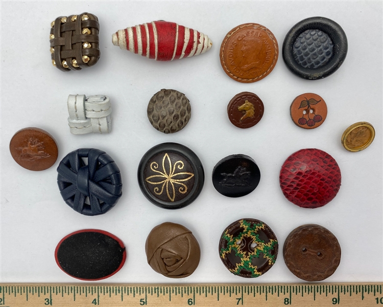 Leather Buttons