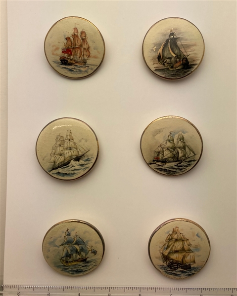 Sailing Ship Buttons