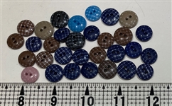 Solid Body Calico Buttons