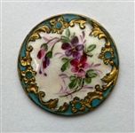 Enamel Button: Violets
