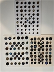 Black Glass Buttons