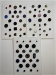 Black Glass Buttons