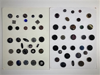 Black Glass Buttons