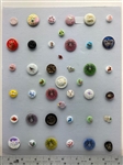 Critters on Glass Buttons