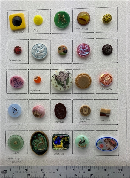 Modern Glass Buttons