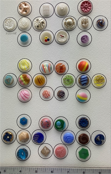 Modern Glass Buttons