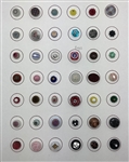 Small Old Glass Buttons
