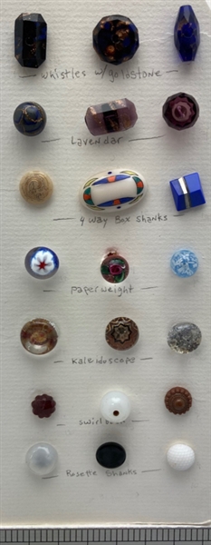 Old Glass Buttons