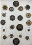 Cut Steel Trim Buttons