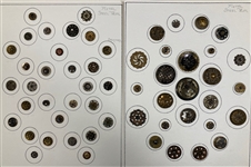 Cut Steel Trim Buttons