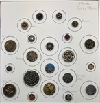 Cut Steel Trim Buttons