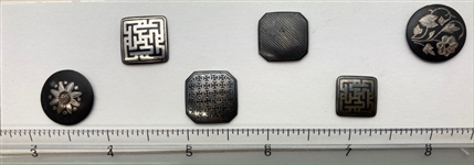 Bidri Buttons