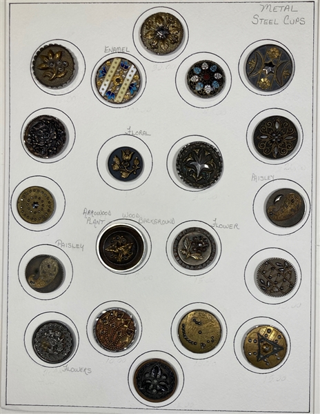 Steel Cup Buttons
