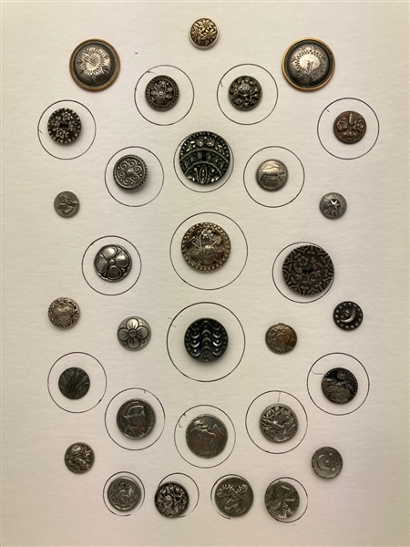 Pewter Buttons