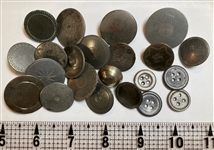 Bag of Early Metal Buttons
