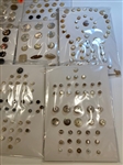 9 Cards of Shell Buttons