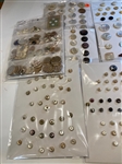 9 Cards of Shell Buttons