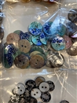 Sets of Delicate Shell Buttons