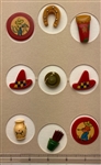 Mexican Related Bakelite Buttons