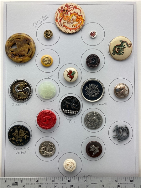 Fabulous Creature Buttons