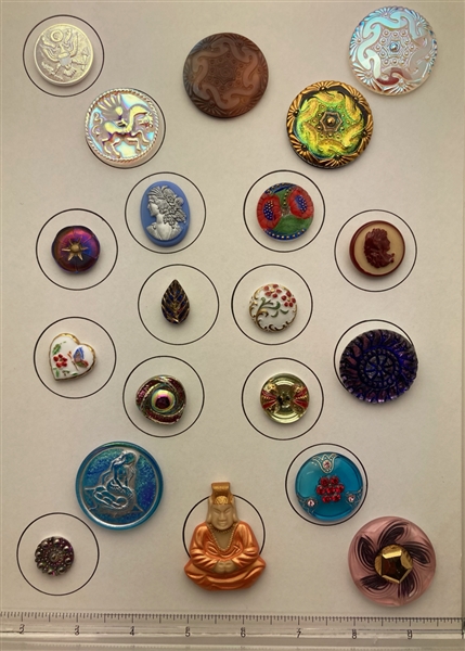 Czech Glass Buttons