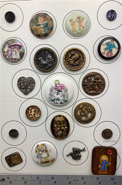 Children on Buttons