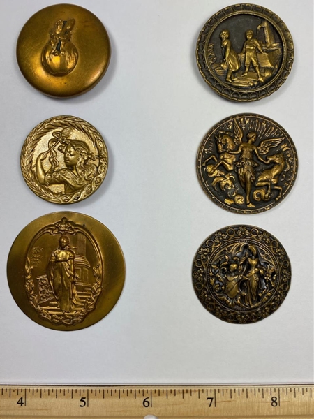 Large Metal Picture Buttons