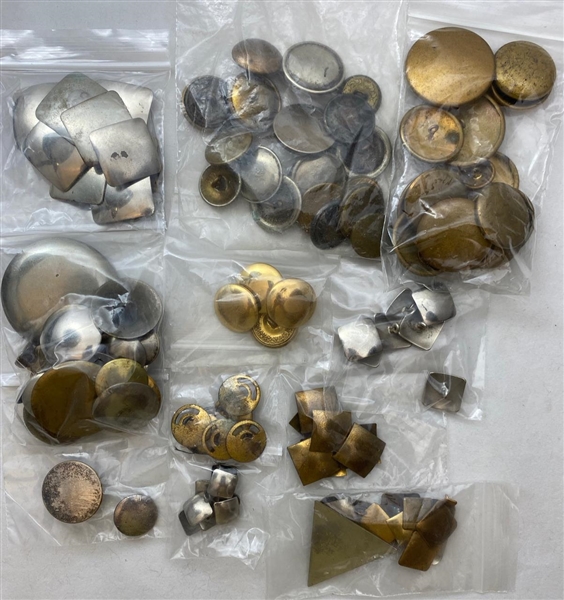 Bags of Metal Buttons