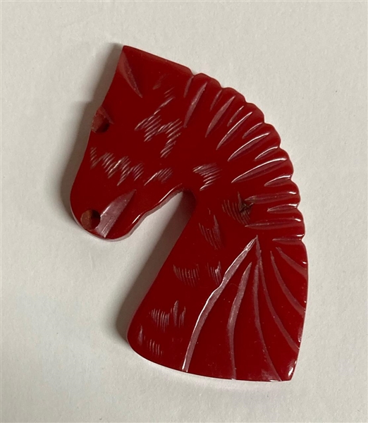 Bakelite Horse Button