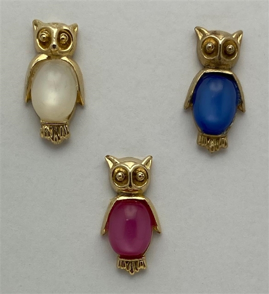 Owl Jelly Belly Buttons