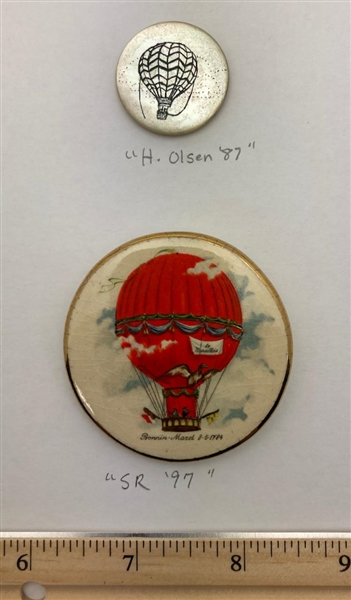 Hot Air Balloon Buttons