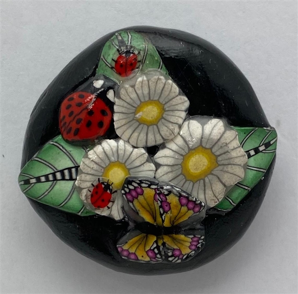 Hand Crafted Insect Button