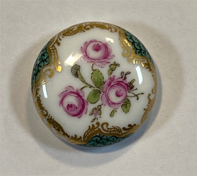 18th Century Porcelain Button