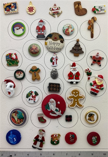 Christmas Theme Buttons