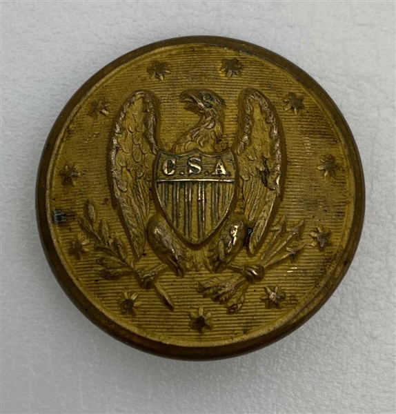 Confederate Officers Button