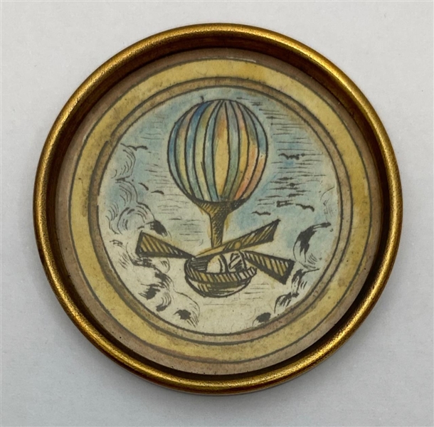 Hot Air Balloon Button