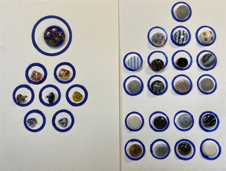 Old Glass Buttons