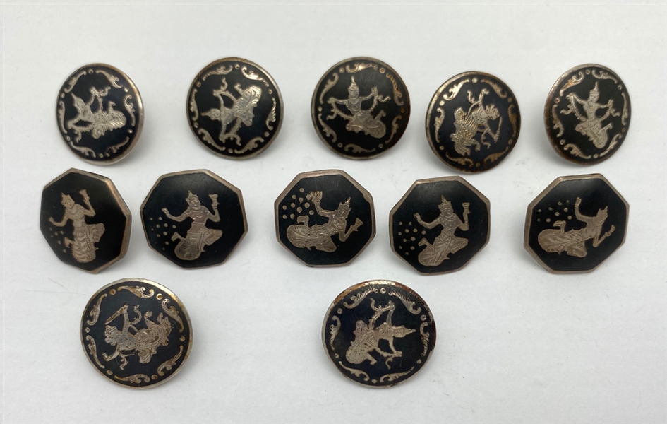 Niello Buttons