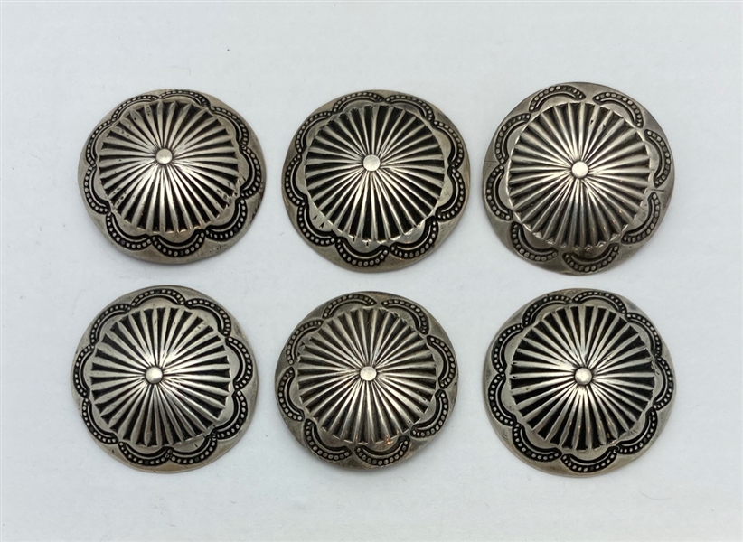 Native American Silver Buttons