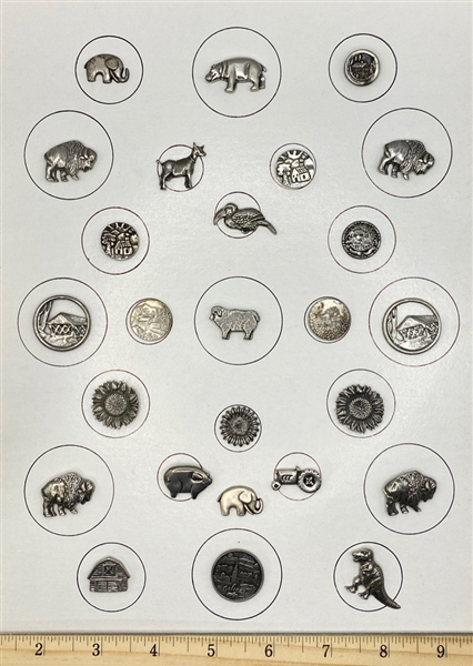 Pewter Buttons