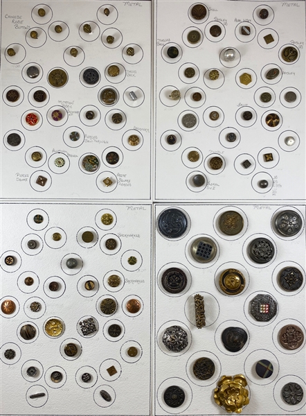 Metal buttons: variety  