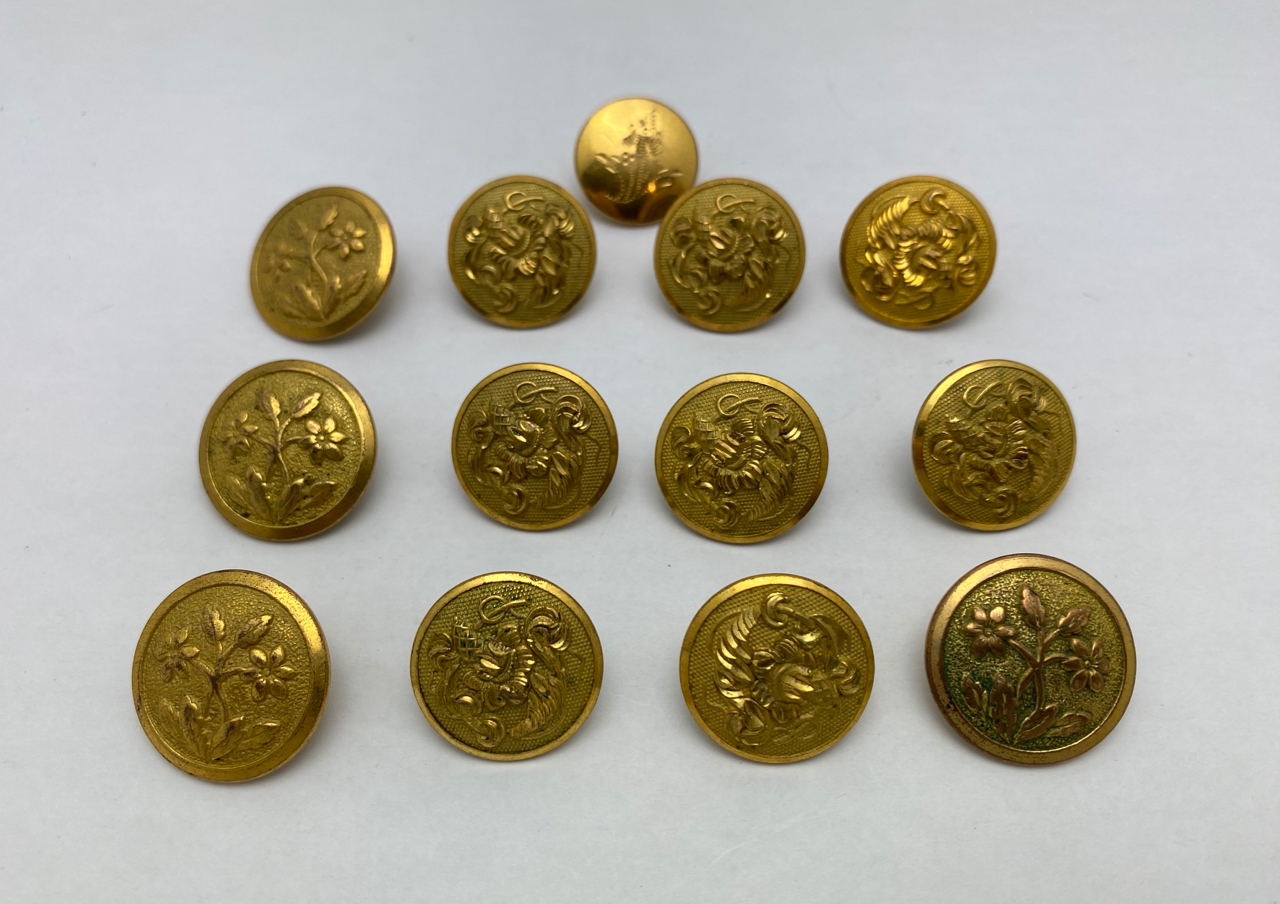 Lot Detail - Gilded Brass Buttons