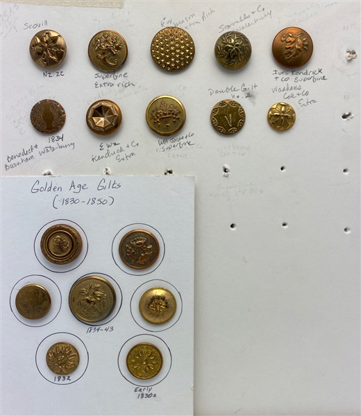 Golden Age Buttons