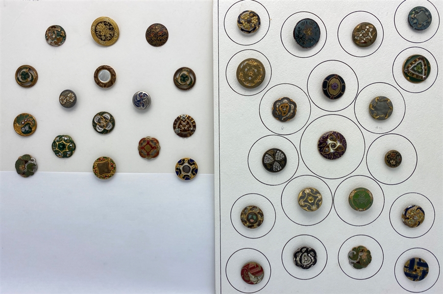 Painted Brass Buttons