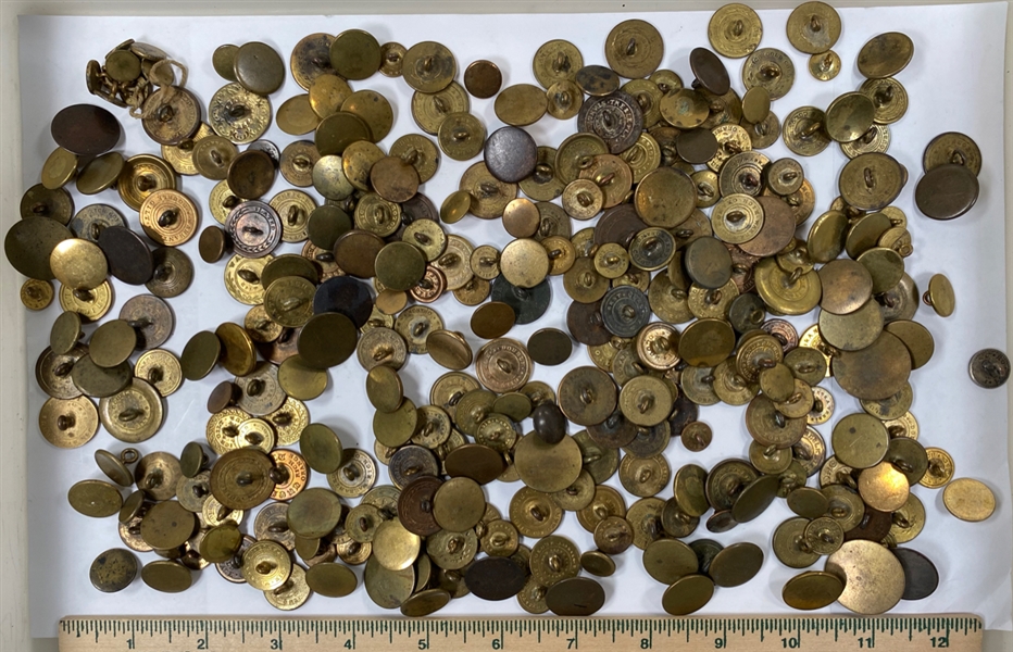 Plain Faced Brass Buttons