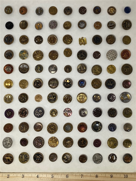 Small Metal Picture Buttons
